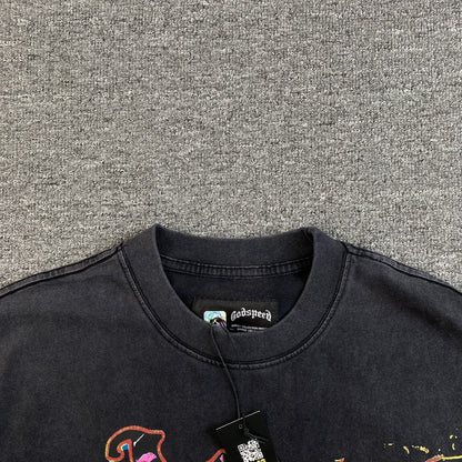 GODSPEED ROCK DREAMS T-SHIRT WASHED BLACK - Vanté®