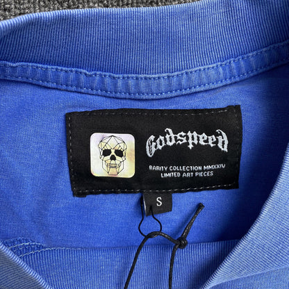 GODSPEED ARTIFICIAL LOVE T-SHIRT WASHED BLUE - Vanté®