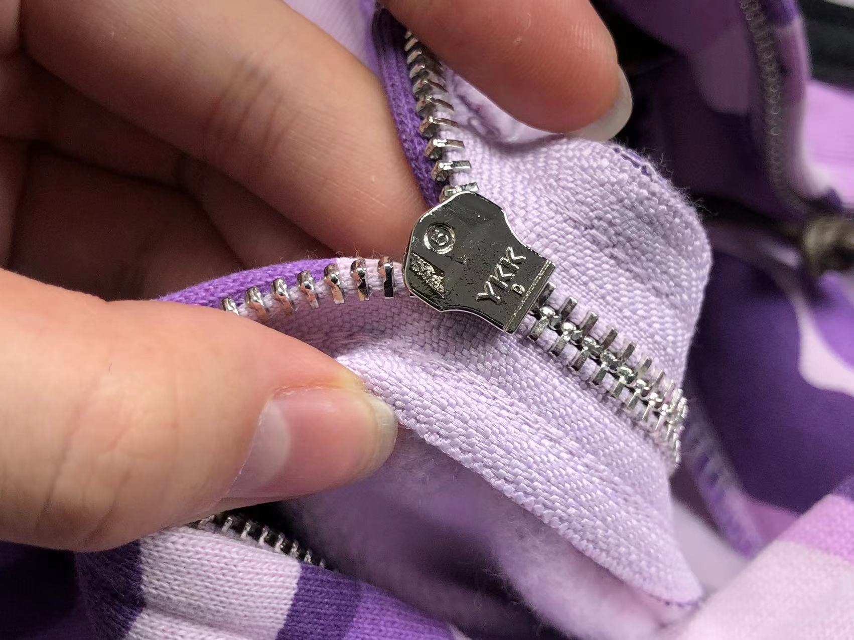 BAPE COLOR CAMO FULL ZIP HOODIE PURPLE - Vanté®