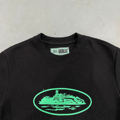 CORTEIZ INSIGNIA WAFFLE TEE BLACK - Vanté®