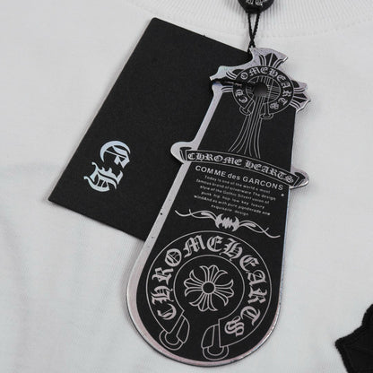 CHROME HEARTS BLACK CROSS T-SHIRT WHITE - Vanté®