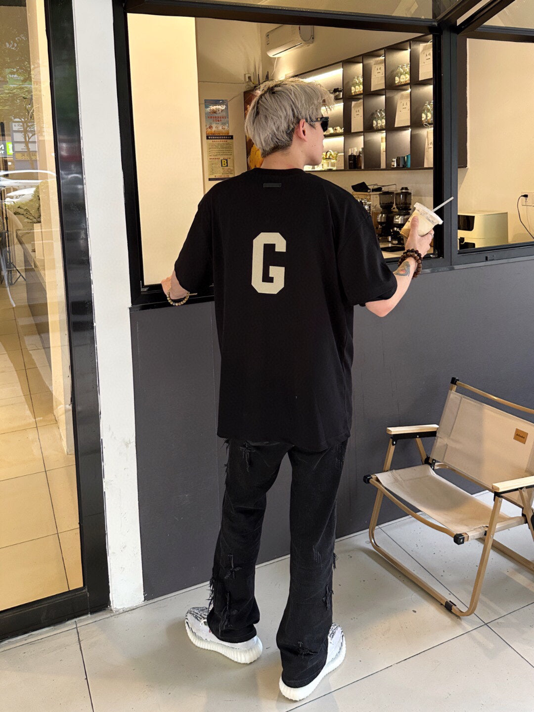 Fear of God Letter F T-Shirt (Black) - Vanté®