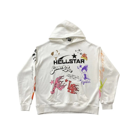 Hellstar White Hoodie netstar