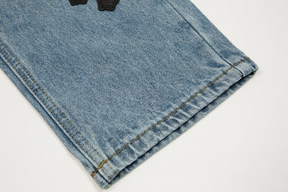 CHROME HEARTS X LEVI'S CROSS PATCH JEANS - Vanté®