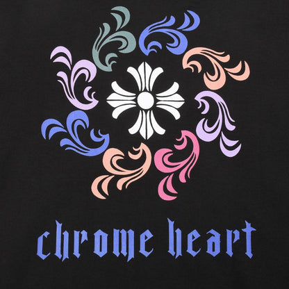 CHROME HEARTS LOGO COLLAR T-SHIRT BLACK - Vanté®