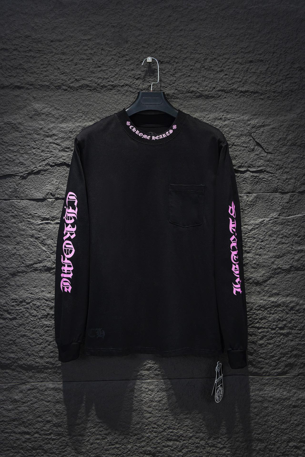 CHROME HEARTS PURPLE COLLAR LONGSLEEVE BLACK - Vanté®