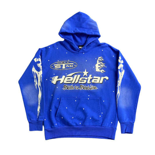 Hellstar "Path To Paradise" Blue Hoodie netstar