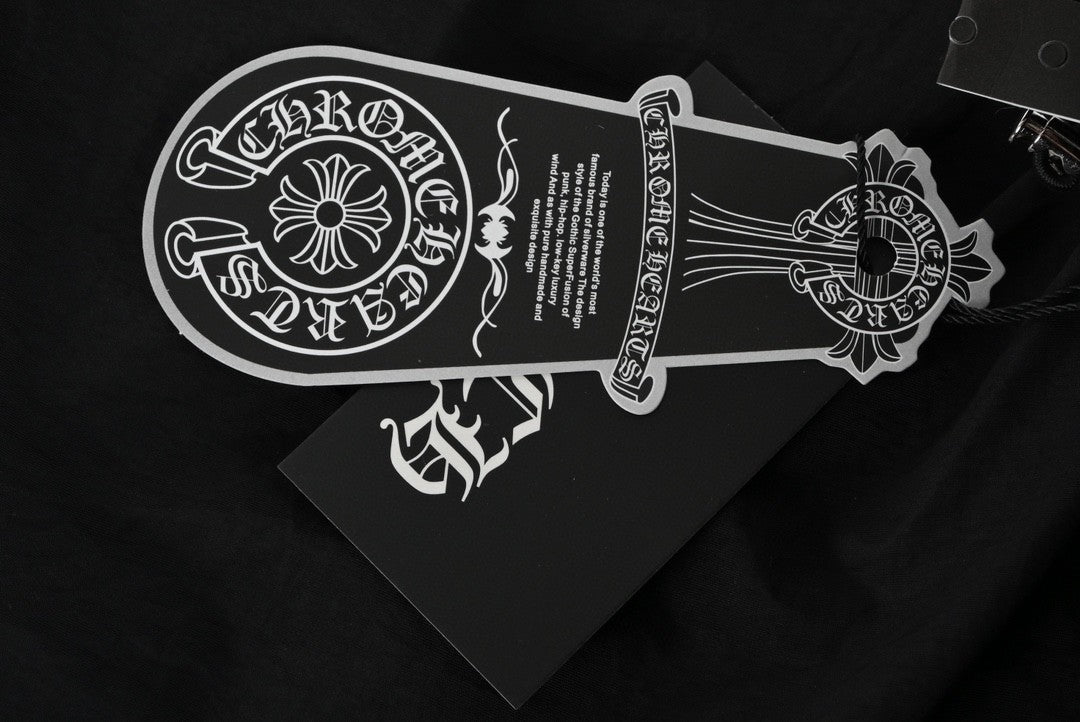 CHROME HEARTS ASYMMETRICAL ZIP HOODIE BLACK - Vanté®