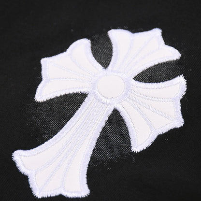 CHROME HEARTS WHITE CROSS T-SHIRT BLACK - Vanté®