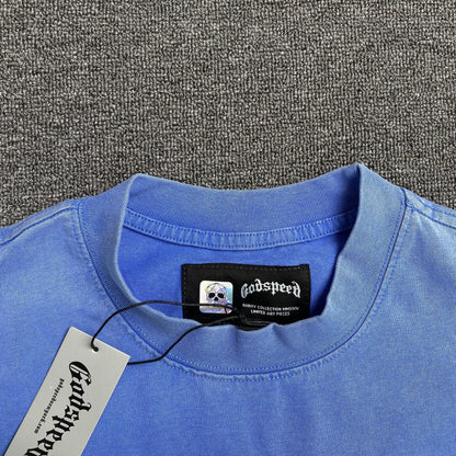 GODSPEED ARTIFICIAL LOVE T-SHIRT WASHED BLUE - Vanté®