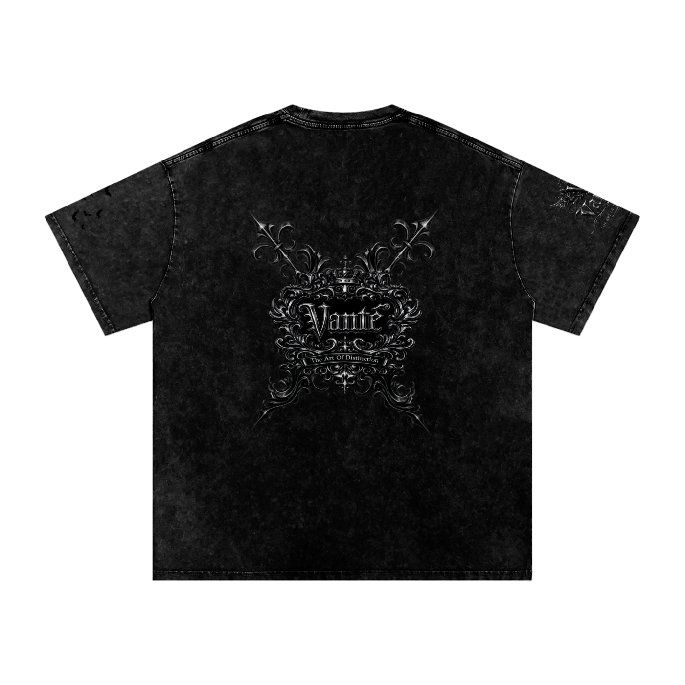 Snow Washed Oversized Cotton T-Shirt ODMPOD