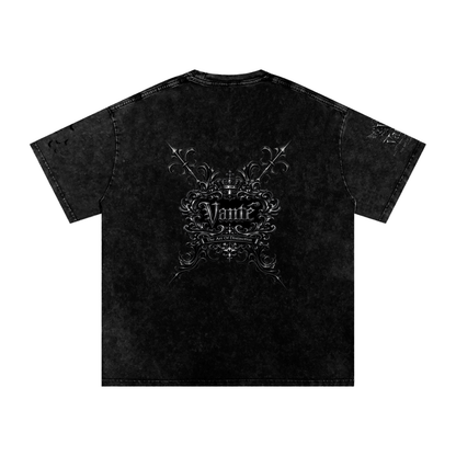 Snow Washed Oversized Cotton T-Shirt ODMPOD