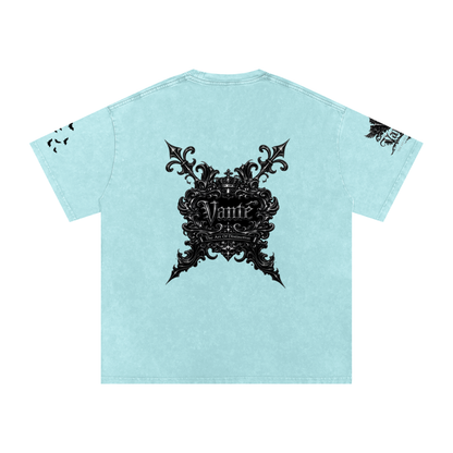 Snow Washed Oversized Cotton T-Shirt ODMPOD