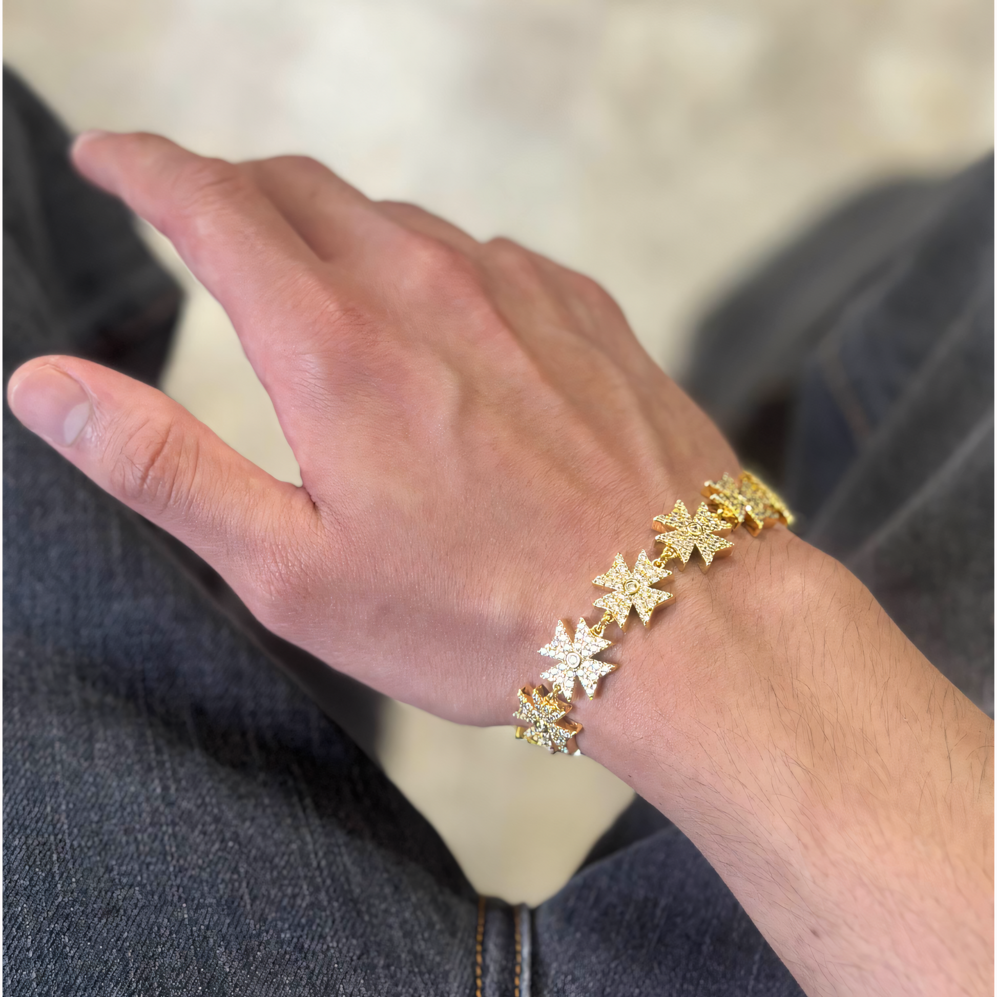 5 ★ Maltese Cross Bracelet - Vanté®