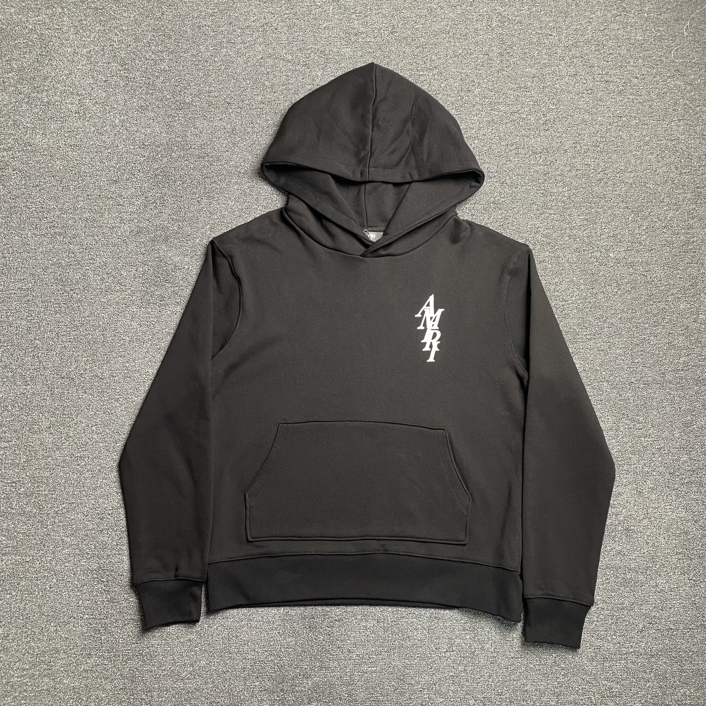 AMIRI LETTER LOGO HOODIE BLACK - Vanté®