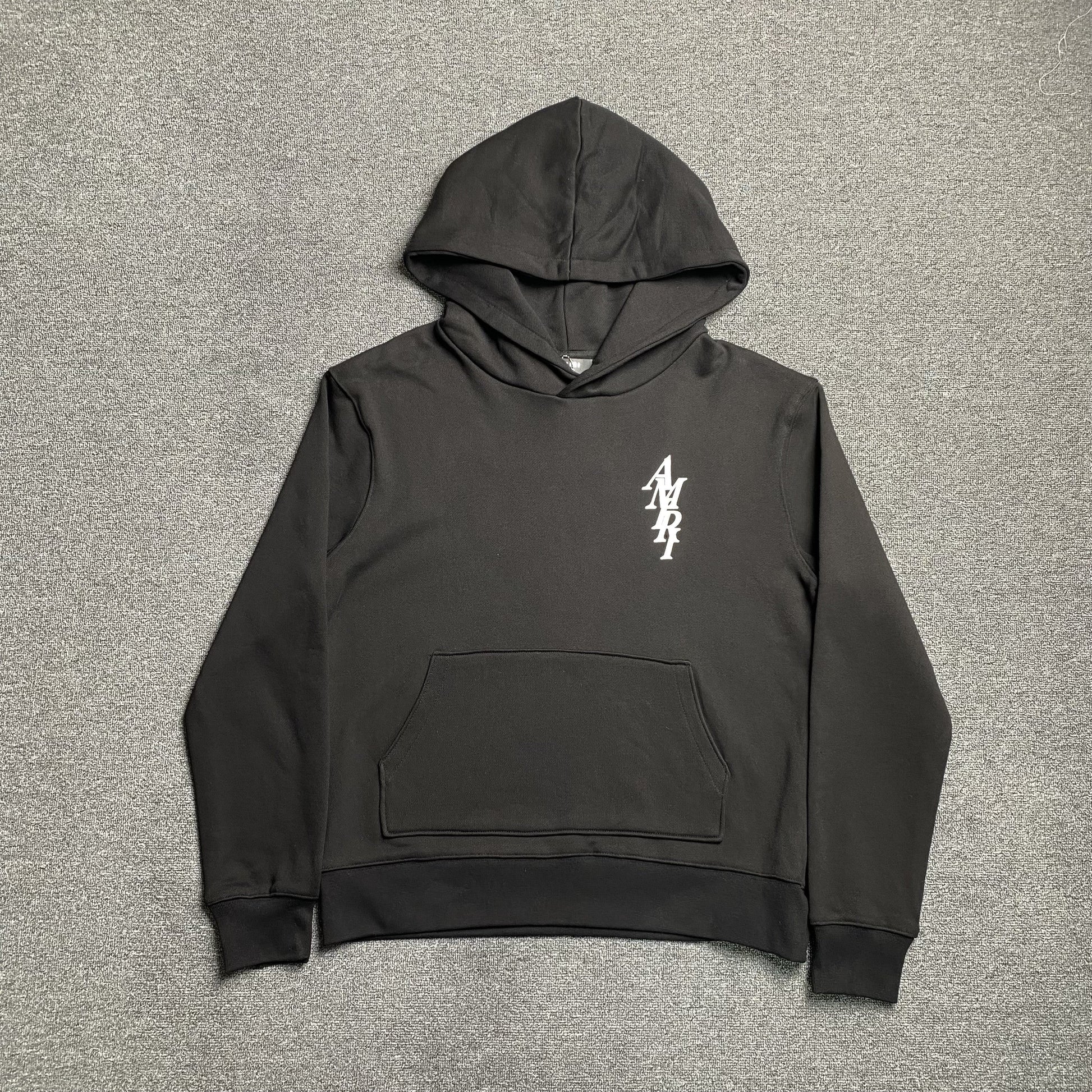 AMIRI LETTER LOGO HOODIE BLACK - Vanté®
