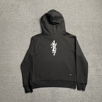 AMIRI LETTER LOGO HOODIE BLACK - Vanté®
