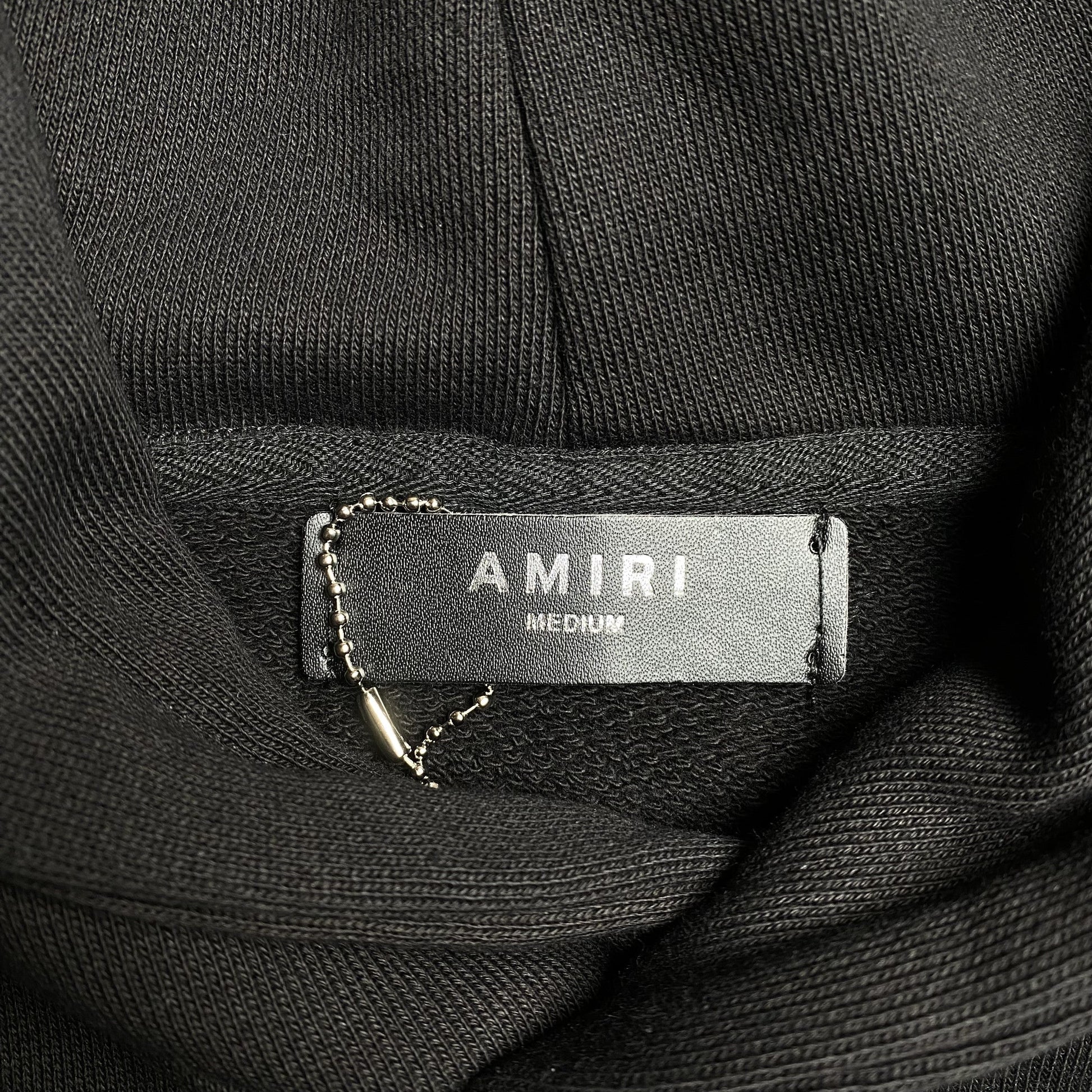 AMIRI LETTER LOGO HOODIE BLACK - Vanté®