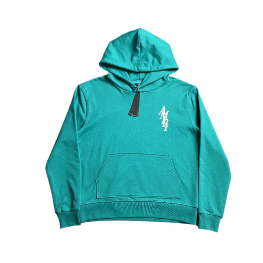 AMIRI LETTER LOGO HOODIE CERULEAN - Vanté®