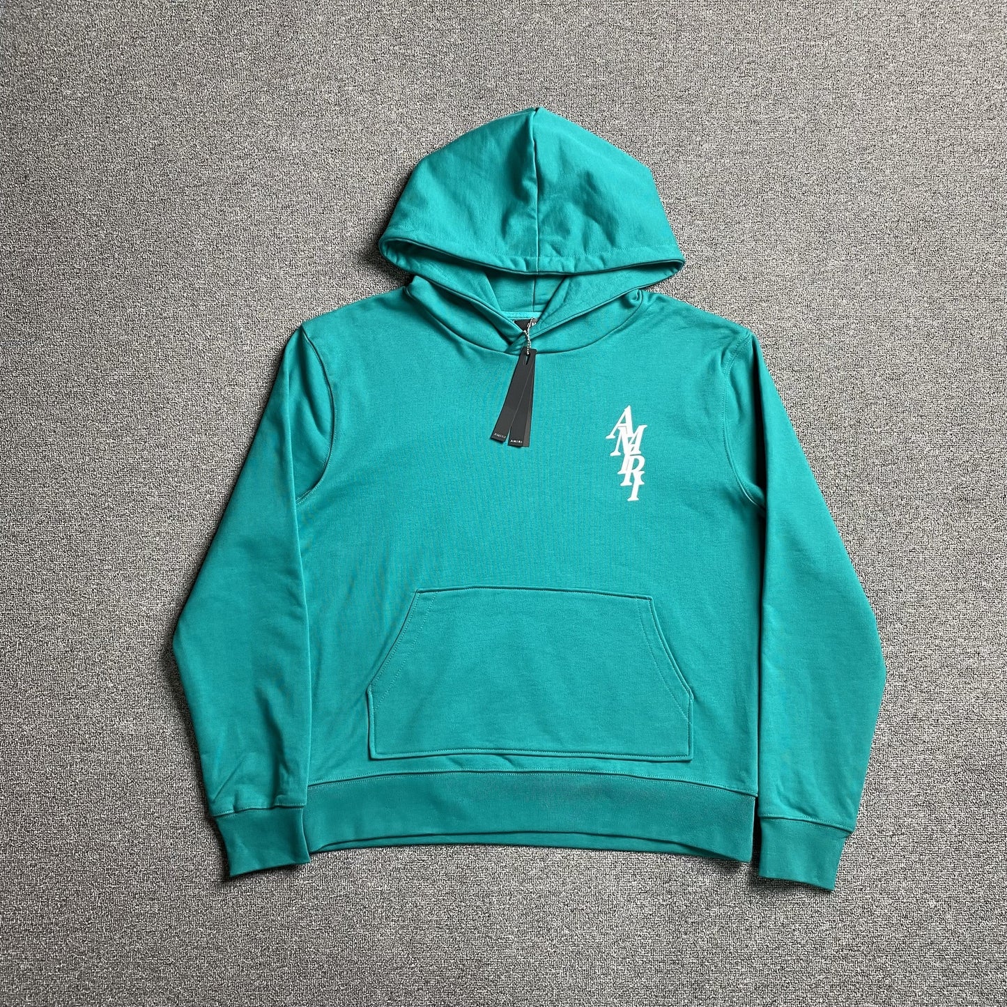 AMIRI LETTER LOGO HOODIE CERULEAN - Vanté®