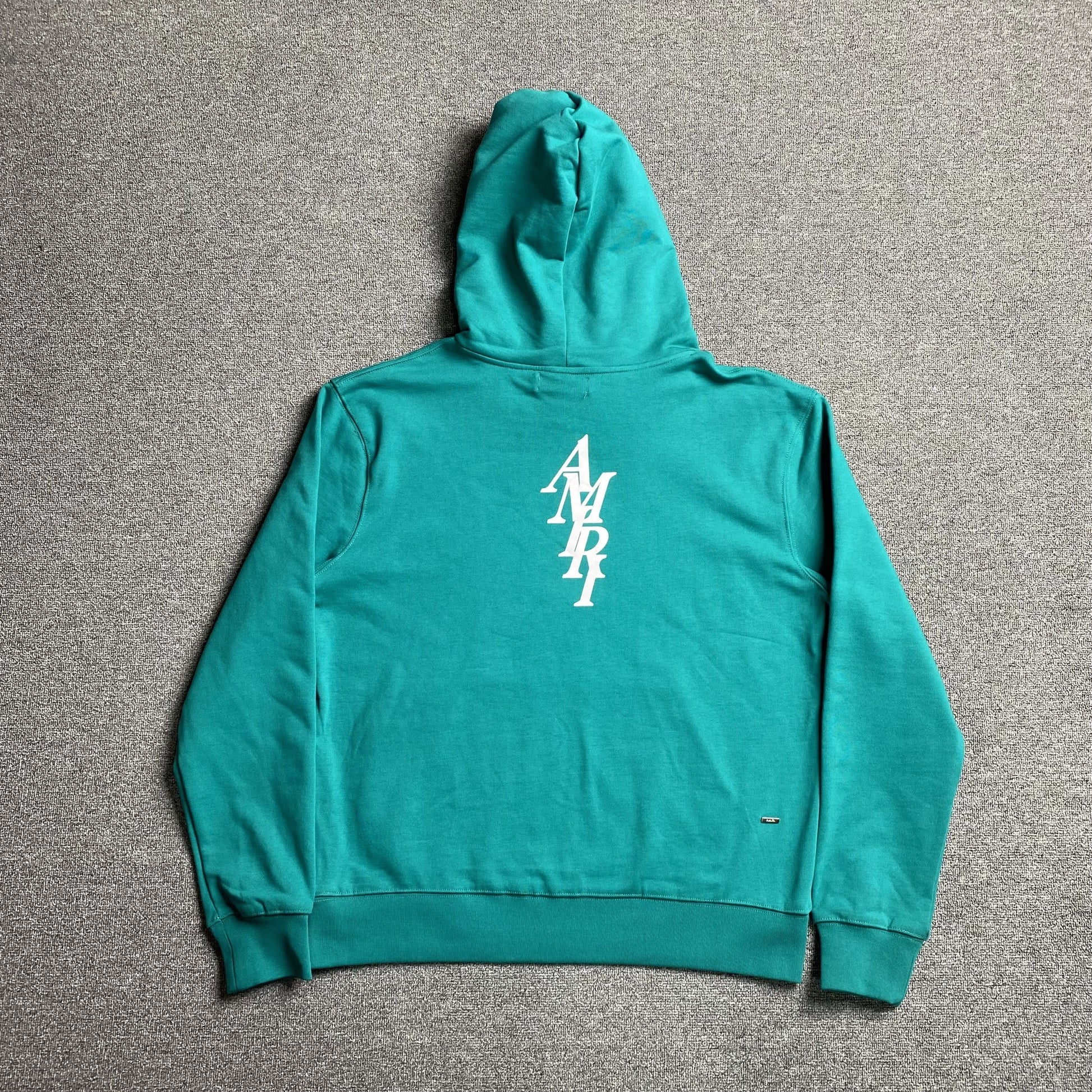 AMIRI LETTER LOGO HOODIE CERULEAN - Vanté®