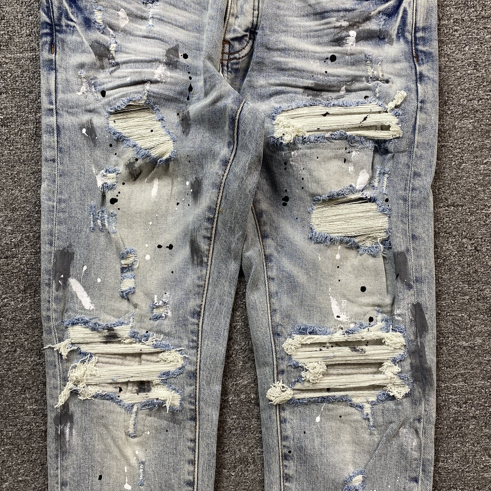 AMIRI MX1 PAINTER JEANS BLUE - Vanté®