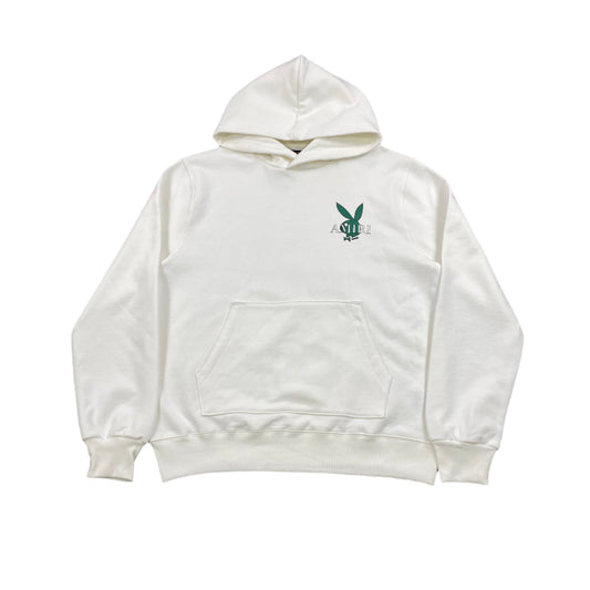 AMIRI PLAYBOY LOGO HOODIE WHITE GREEN - Vanté®