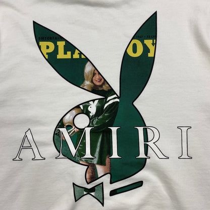 AMIRI PLAYBOY LOGO HOODIE WHITE GREEN - Vanté®