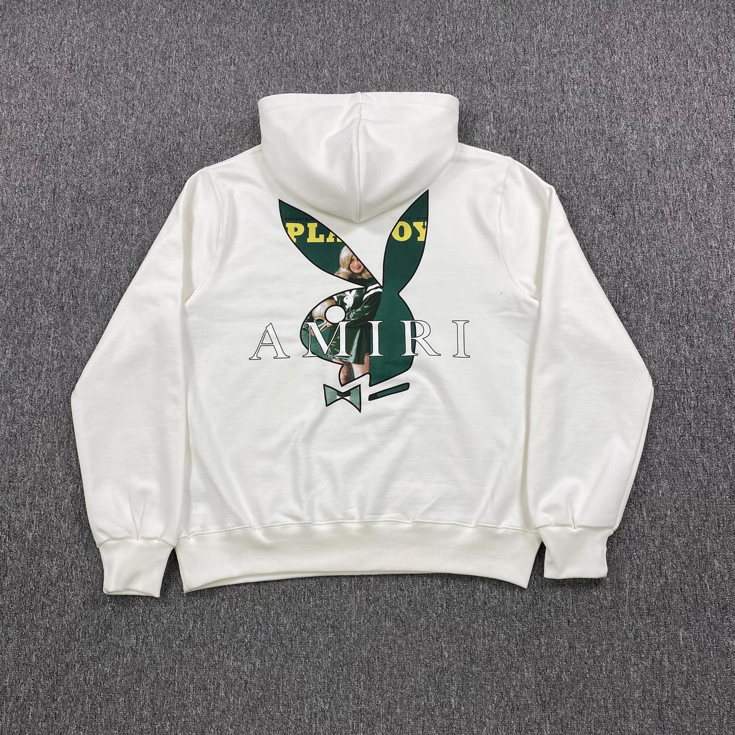 AMIRI PLAYBOY LOGO HOODIE WHITE GREEN - Vanté®