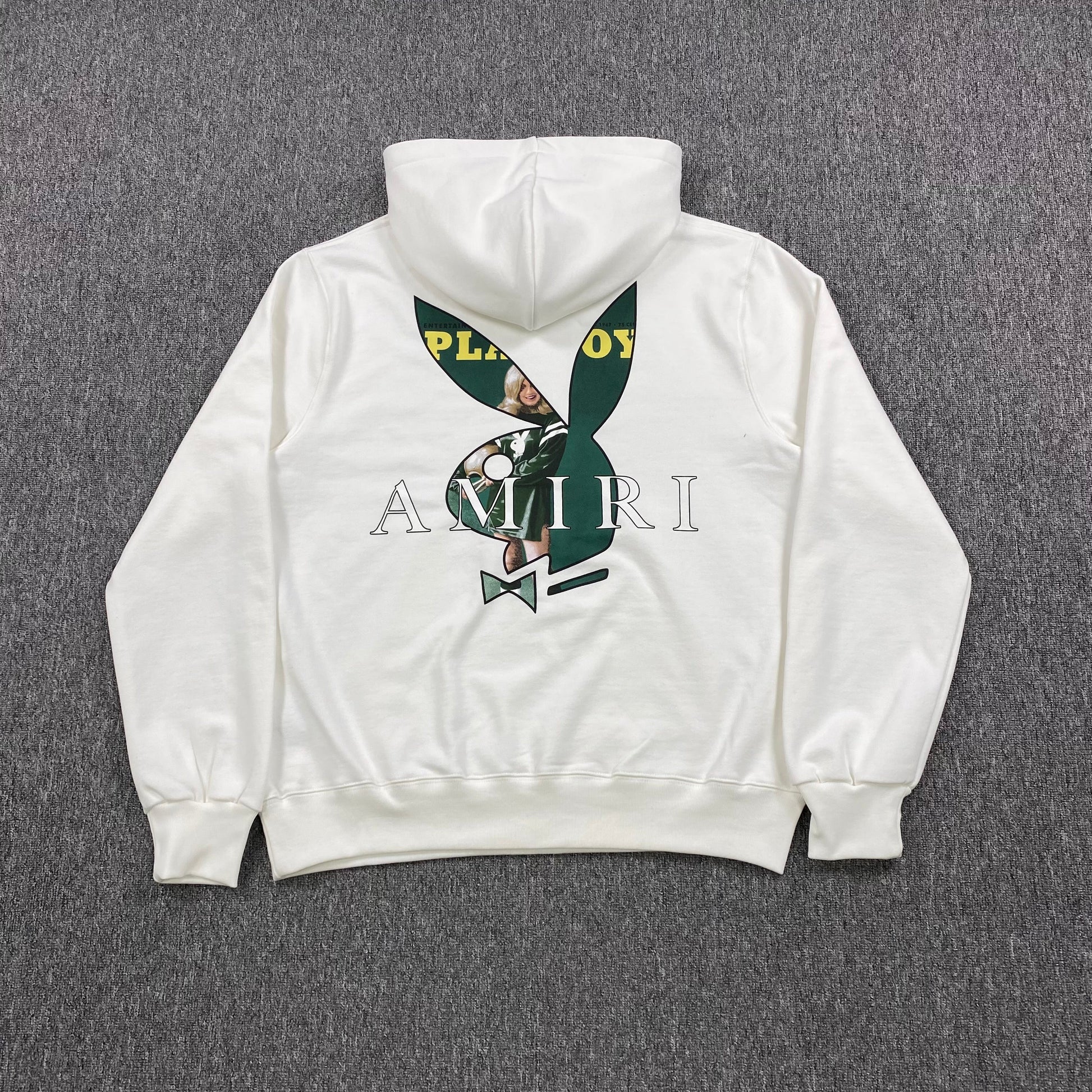 AMIRI PLAYBOY LOGO HOODIE WHITE GREEN - Vanté®