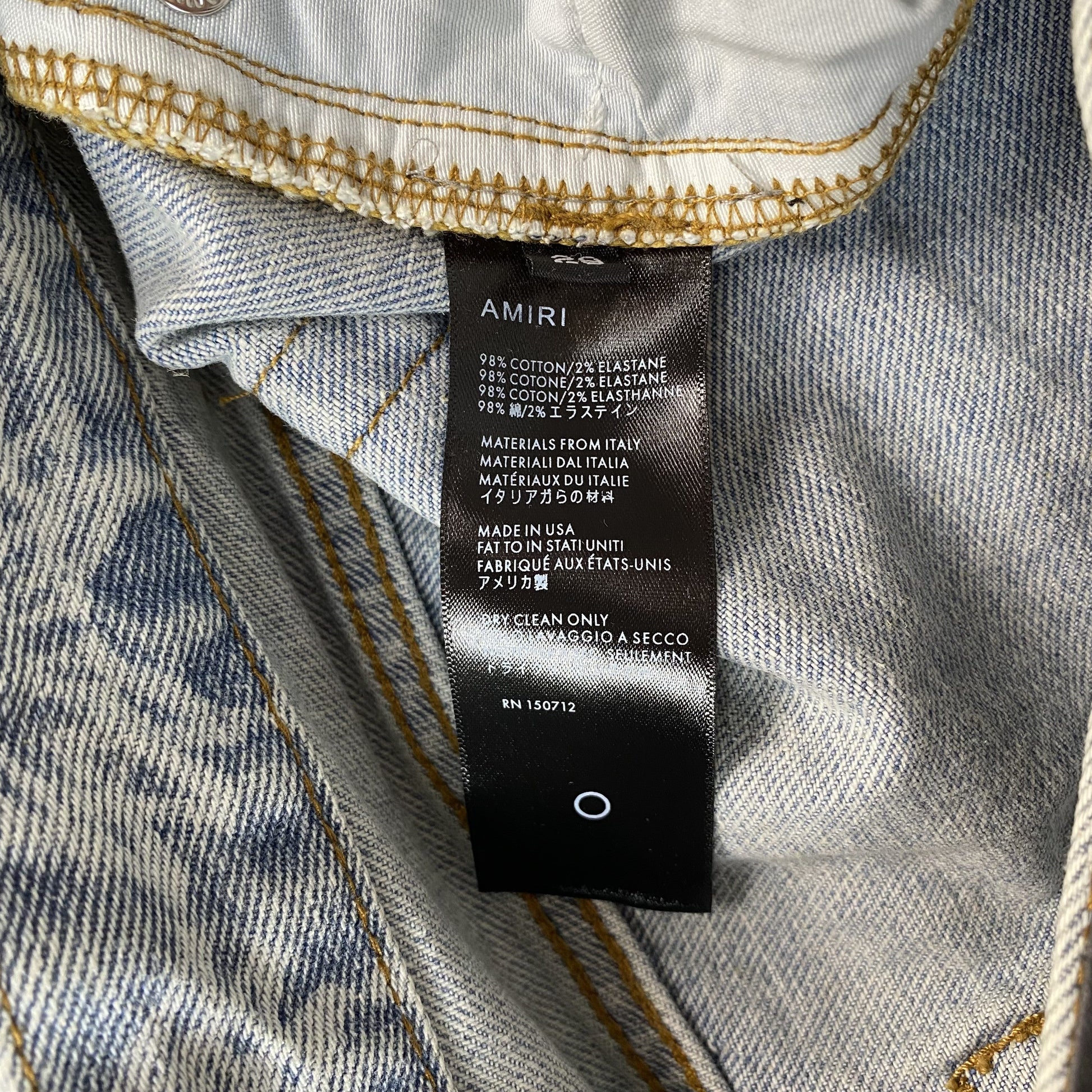 AMIRI QUAD JEANS BLUE - Vanté®