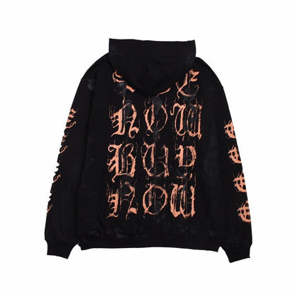 BALENCIAGA LOGO HOODIE BLACK netstar