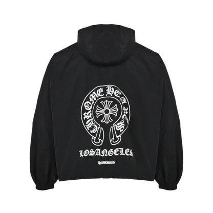 CHROME HEARTS ASYMMETRICAL ZIP HOODIE BLACK - Vanté®