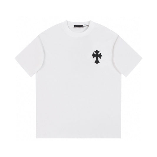 CHROME HEARTS BLACK CROSS T-SHIRT WHITE - Vanté®