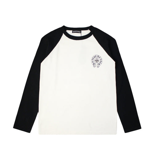 CHROME HEARTS HORSE SHOE LOGO LONGSLEEVE WHITE BLACK - Vanté®