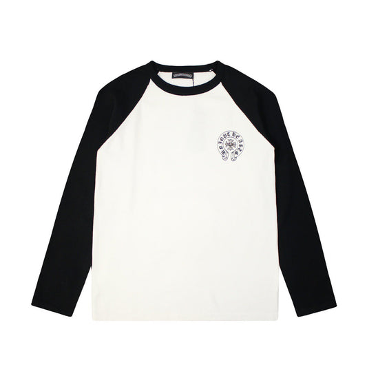 CHROME HEARTS HORSE SHOE LOGO LONGSLEEVE WHITE BLACK - Vanté®
