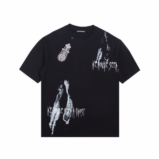 CHROME HEARTS x KIDS SEE GHOSTS T-SHIRT BLACK - Vanté®