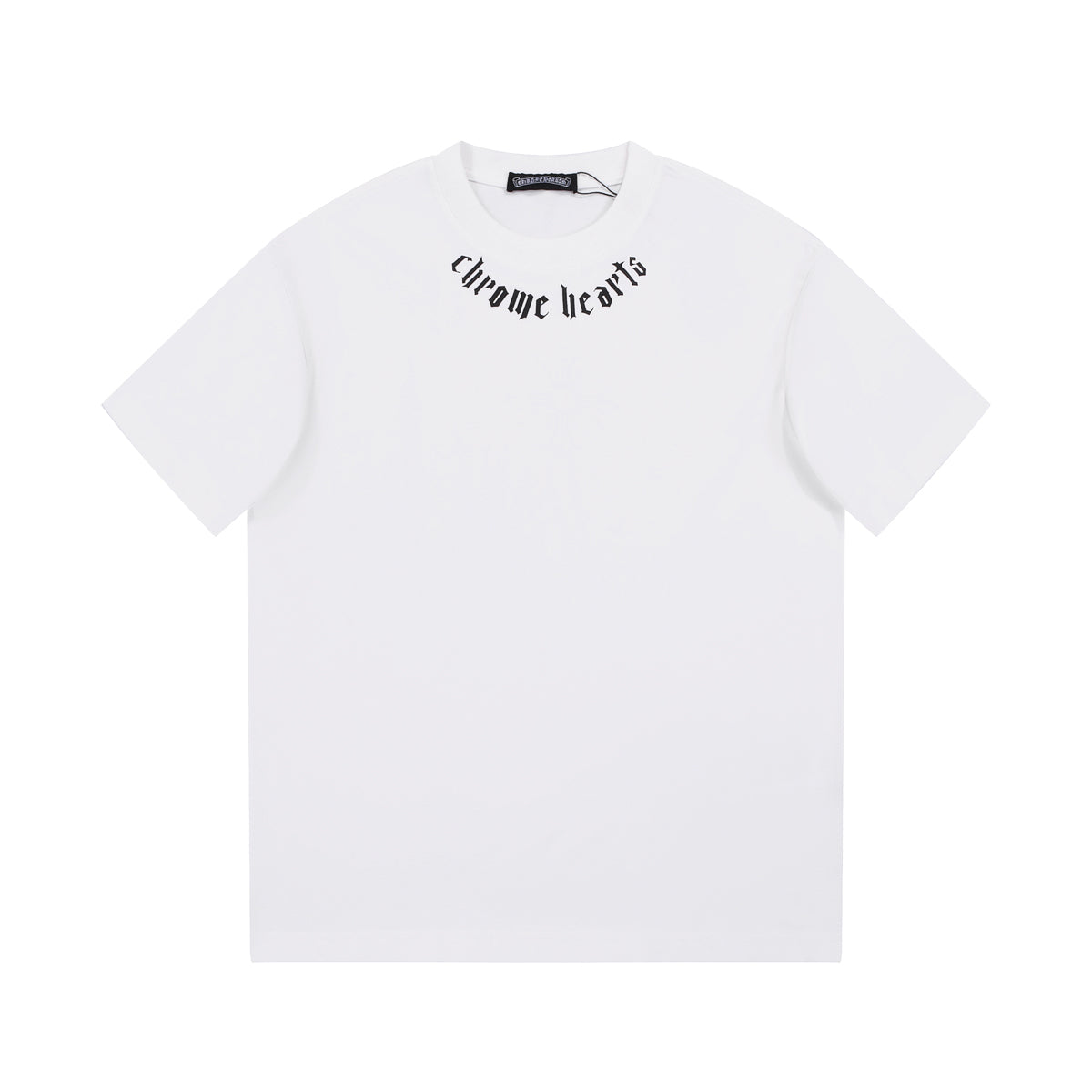 CHROME HEARTS LOGO COLLAR T-SHIRT WHITE - Vanté®