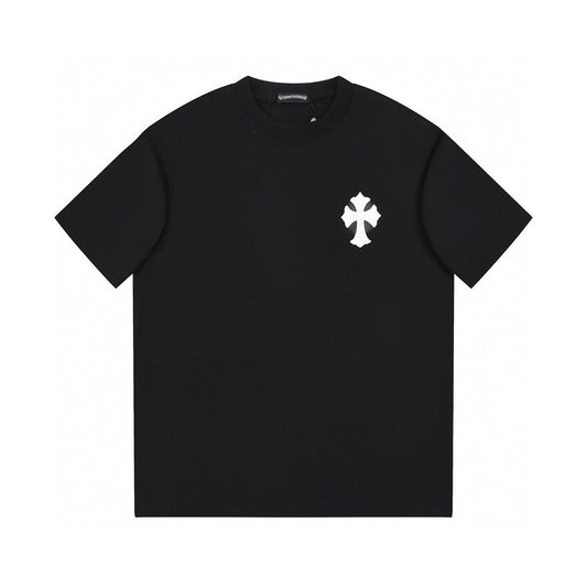 CHROME HEARTS WHITE CROSS T-SHIRT BLACK - Vanté®