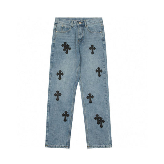 CHROME HEARTS X LEVI'S CROSS PATCH JEANS - Vanté®