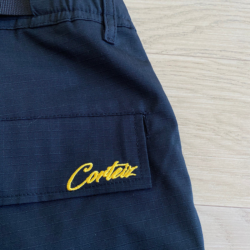 CORTEIZ ALCATRAZ GUERRILAZ CARGO PANTS BLACK/YELLOW - Vanté®