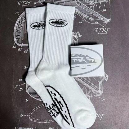 CORTEIZ ALCATRAZ SOCKS WHITE - Vanté®