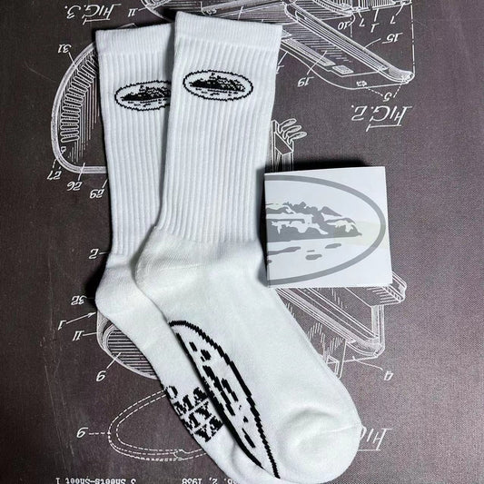 CORTEIZ ALCATRAZ SOCKS WHITE - Vanté®