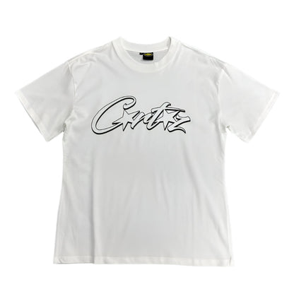 CORTEIZ ALLSTARZ TEE WHITE HOLLOW BLACK - Vanté®