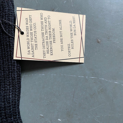 CORTEIZ KNIT BALACLAVA BLACK WHITE - Vanté®