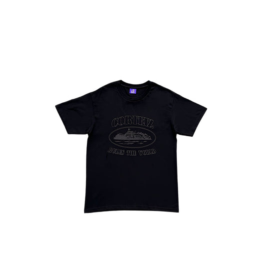 CORTEIZ OG ALCATRAZ TEE TRIPLE BLACK - Vanté®
