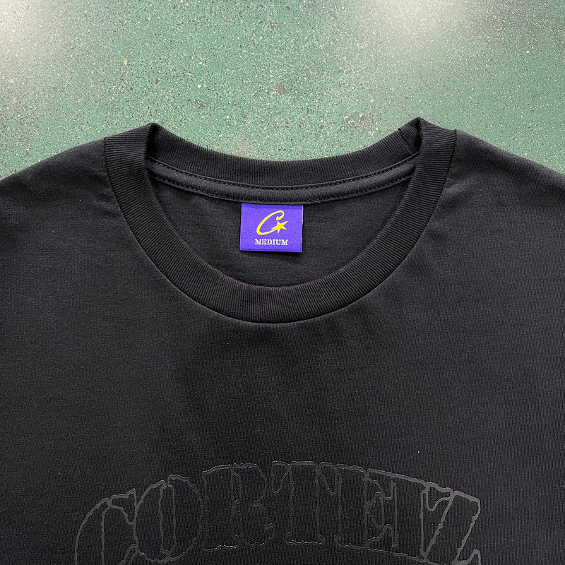 CORTEIZ OG ALCATRAZ TEE TRIPLE BLACK - Vanté®