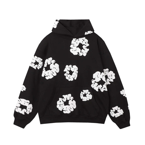 DENIM TEARS COTTON WREATH HOODIE BLACK - Vanté®