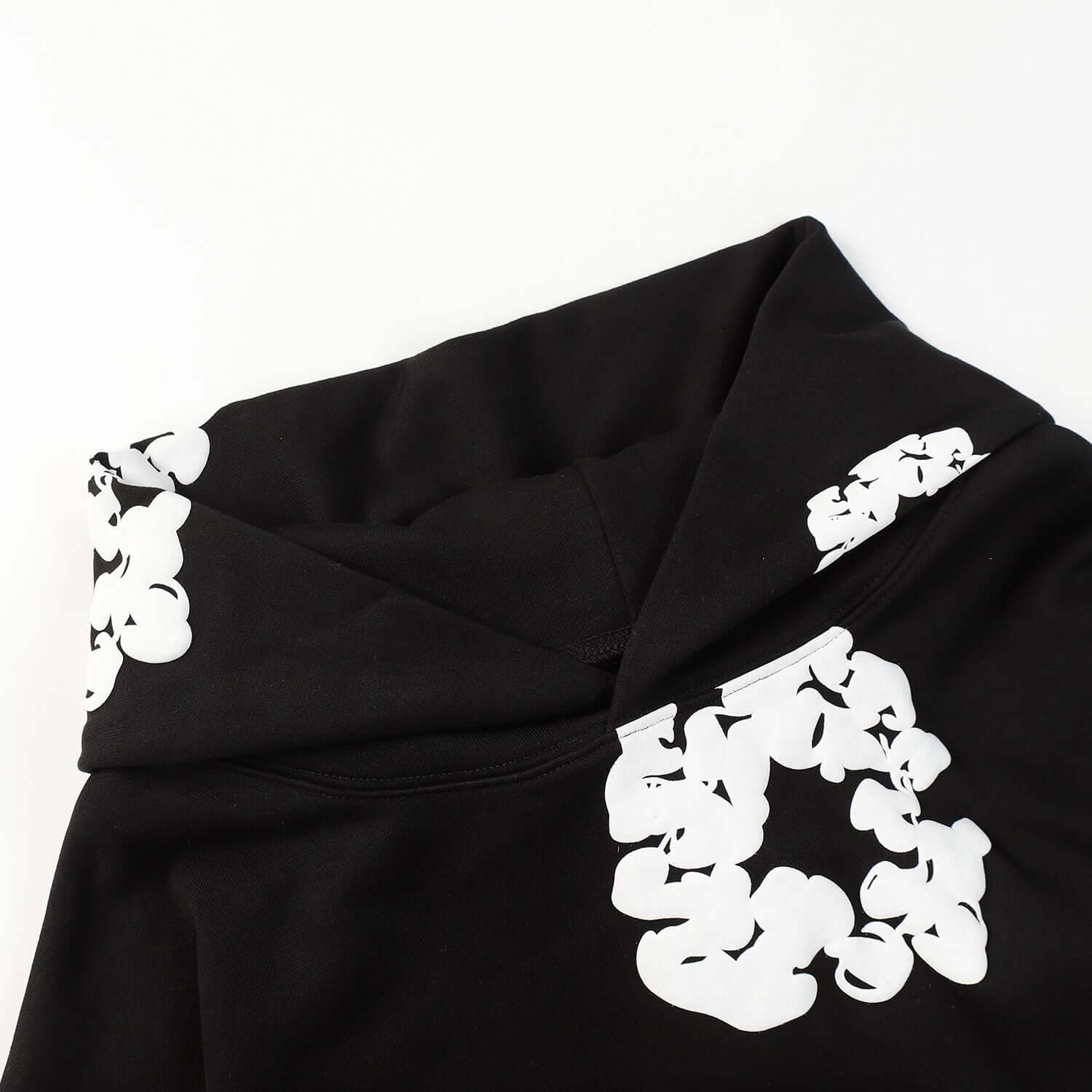 DENIM TEARS COTTON WREATH HOODIE BLACK - Vanté®
