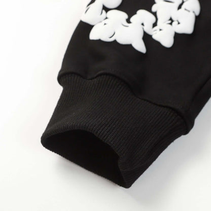 DENIM TEARS COTTON WREATH HOODIE BLACK - Vanté®